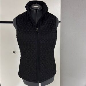 Land’s End Quilted Black Vest for Women